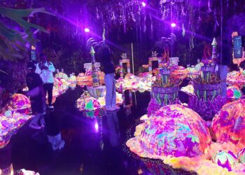 Keren! di Jakarta Fair Ada Booth Foto Estetik Immersive Projection