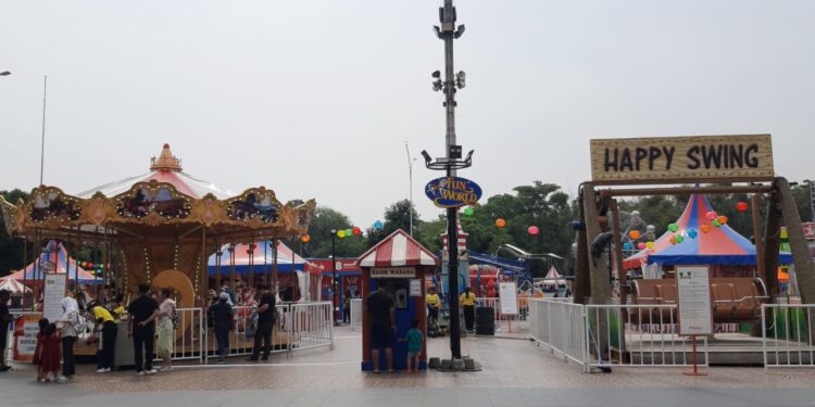 Kemeriahan Jakarta Fair Terpancar di Area Gambir Expo Kemayoran