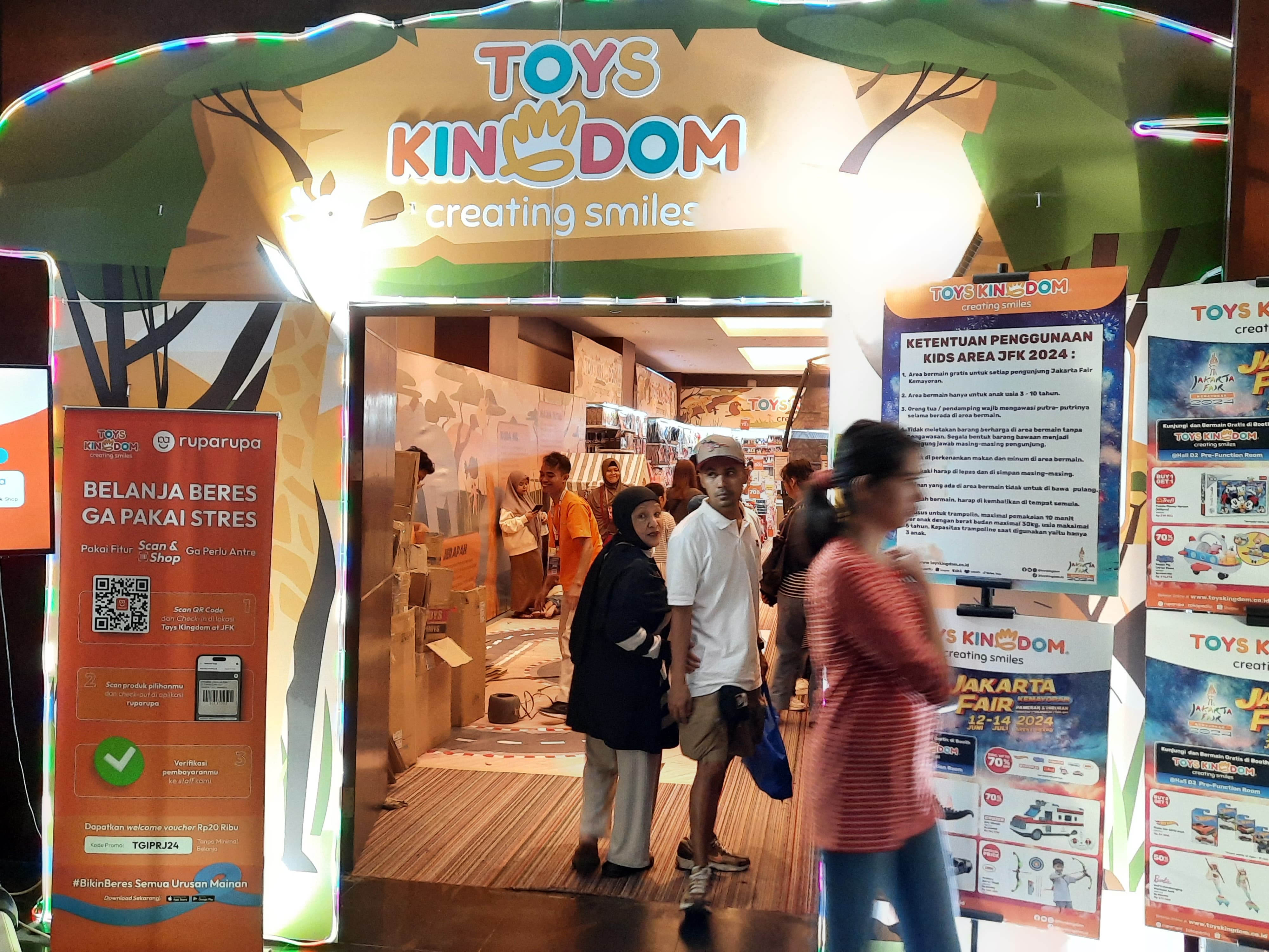 Nah Ini Mantap, Bisa Bermain Gratis di Toys Kingdom Jakarta Fair