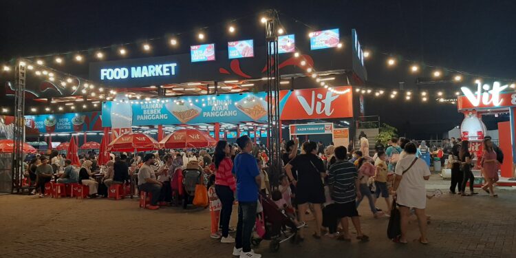 Godaan Lezatnya Sajian Kuliner di Food Market Jakarta Fair Kemayoran
