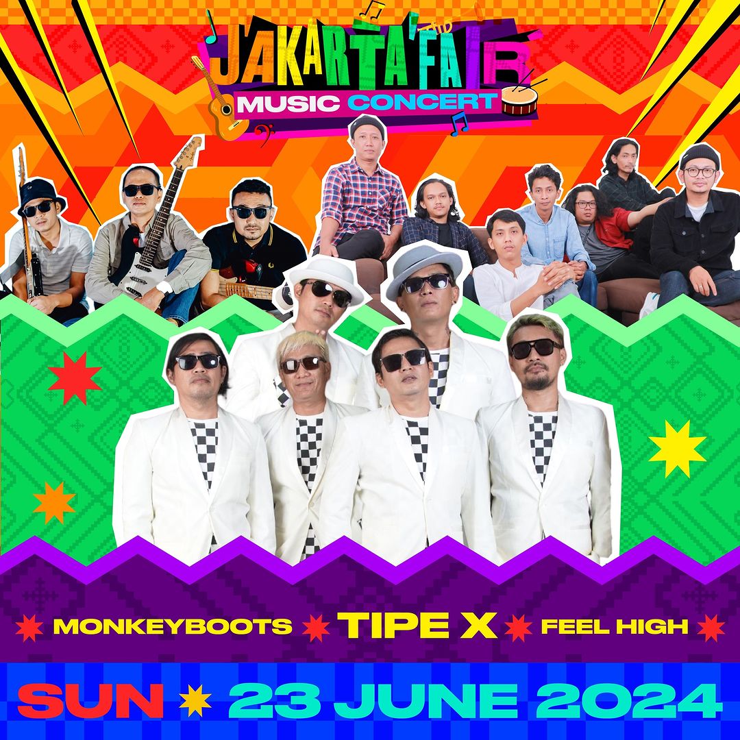 Saatnya Joget Ska Bareng Tipe-X Malam Ini di Jakarta Fair Kemayoran