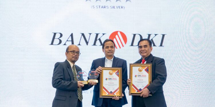Bank DKI Sabet Tiga Penghargaan GRC & Performance Excellence Award 2024