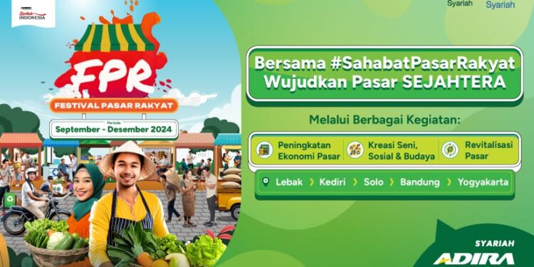 Festival Pasar Rakyat 2024, Sinergi Adira Finance dengan Mitra Strategis Wujudkan Pasar Sejahtera