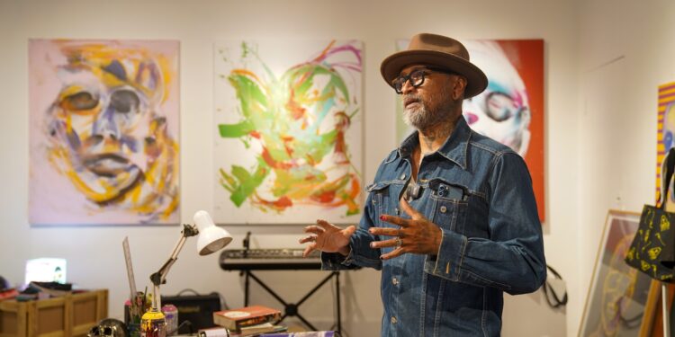 Pameran Tunggal Ade Habibie, Spray and Soul: Art and the Mirror Stage, Ungkap Refleksi Diri Lewat Karya Seni