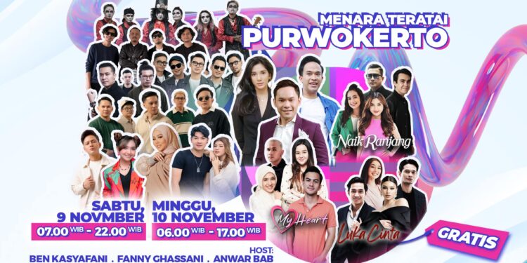 Karnaval SCTV Kembali Hibur Warga Purwokerto, Ada Bian Gindas, Stevan Pasaribu, Kuburan Band, hingga Bintang Sinetron SCTV