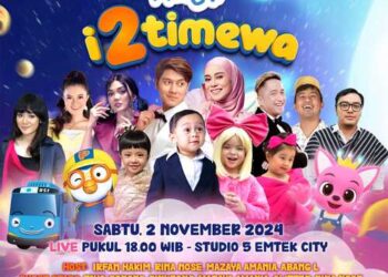 Lesti Kejora, Abang L, Rizky Billar hingga Maskot Kartun Ternama Meriahkan HUT ke-2 MentariTV