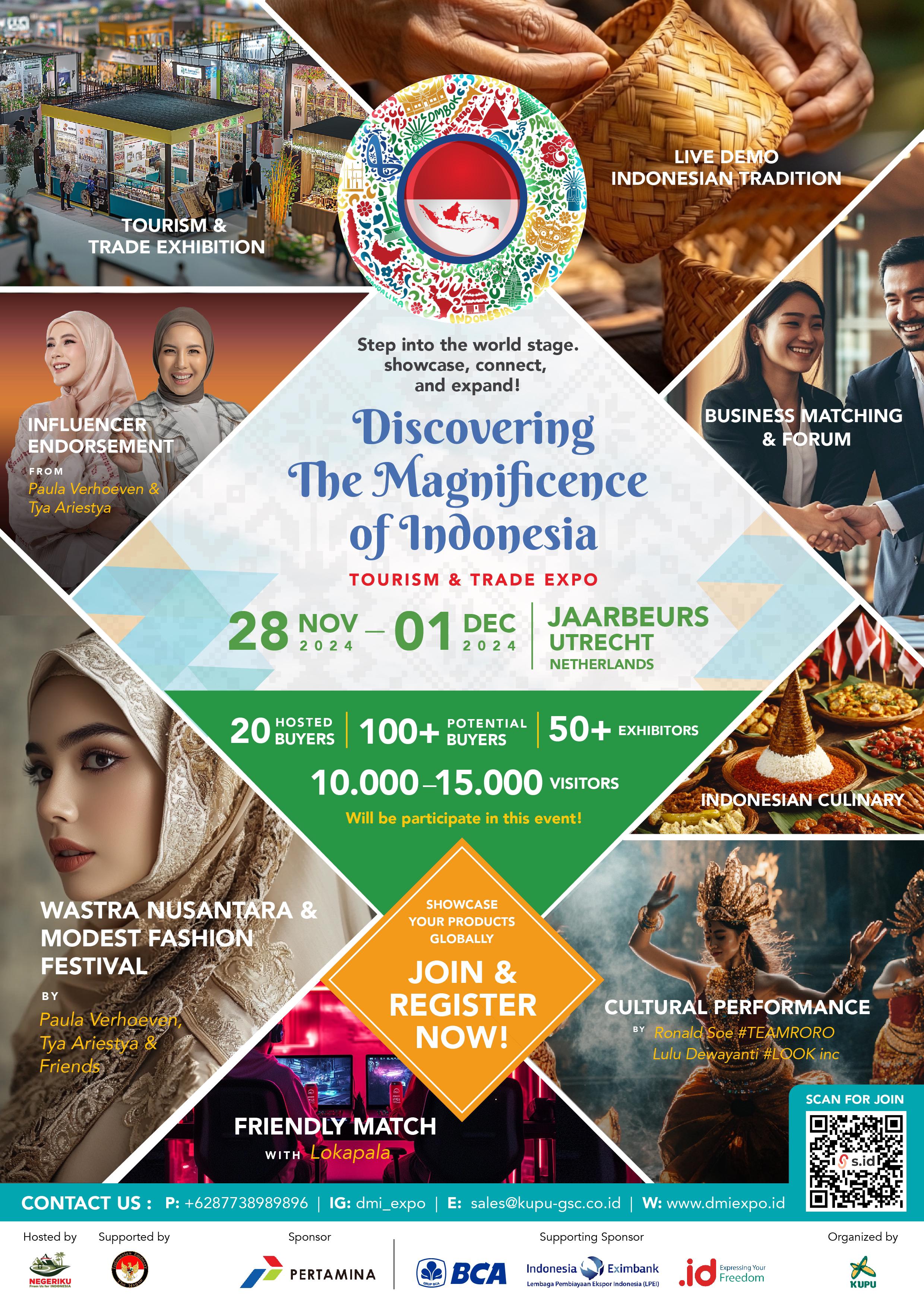 Discovering the Magnificence of Indonesia 2024, Diikuti 100 Ekshibitor Sajikan Produk Unggulan UKM
