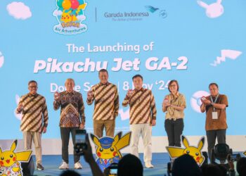 Desain Livery Pikachu Berbatik Garuda Indonesia Siap Mengudara Maret 2025