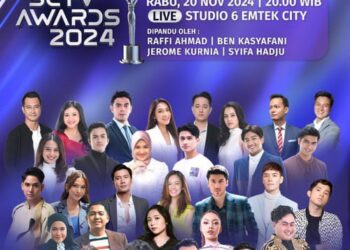 SCTV Awards 2024 Usung Tema The Battle of Love, Hadirkan Persaingan di 12 Kategori Paling Ngetop