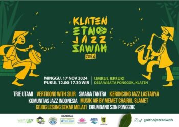 Klaten Etno Jazz Sawah Digelar 17 November 2024, Selaraskan Harmoni Musik dan Alam