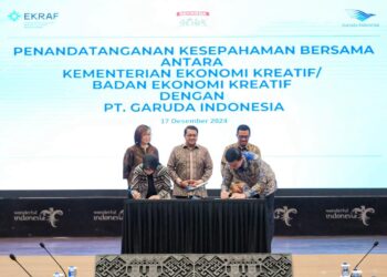 Kemenekraf dan Garuda Indonesia Berkolaborasi Perkuat Promosi IP Lokal