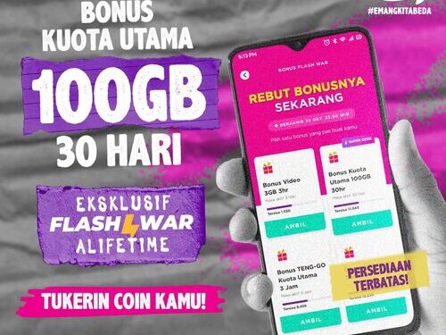 Promo Seru Nataru 2024, AXIS Hadirkan Kuota Melimpah hingga Flash Sale