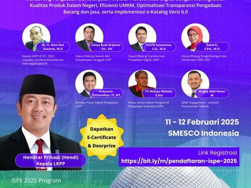 Indonesia Sustainable Procurement Expo (ISPE) 11-12 Februari 2025, Dukung Transformasi Pengadaan Berkelanjutan di Indonesia
