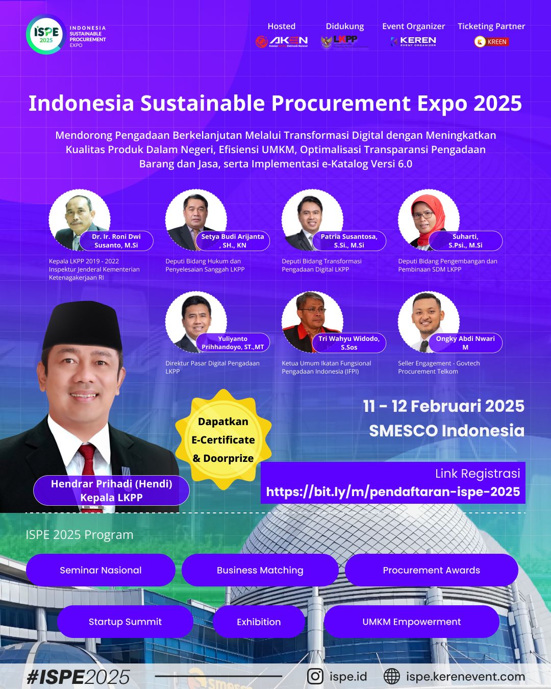 Indonesia Sustainable Procurement Expo (ISPE) 11-12 Februari 2025, Dukung Transformasi Pengadaan Berkelanjutan di Indonesia