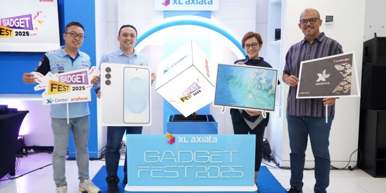 Festival Gadget 2025 di XL Center Isi Kuota Dapat Smartphone dan SmartTV hanya Rp1