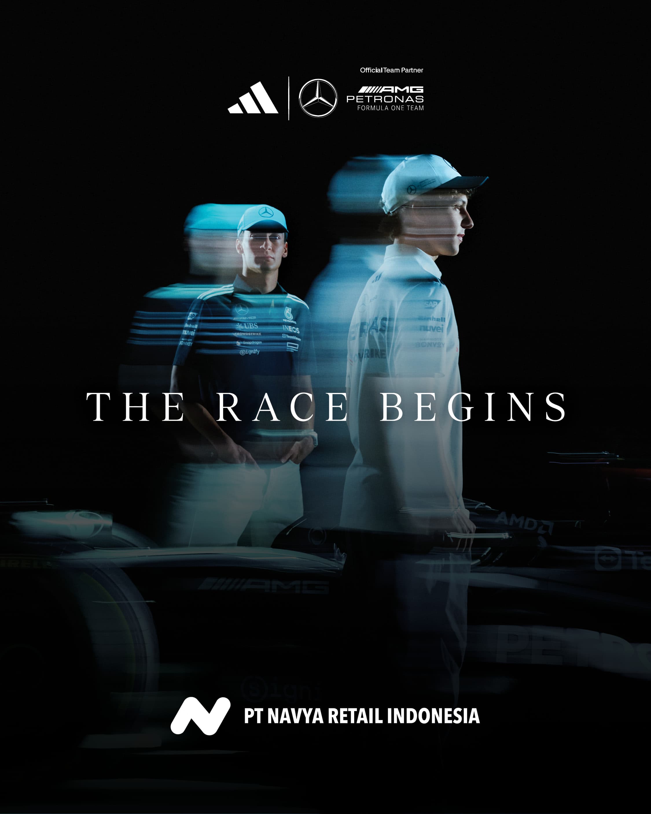 adidas Resmi Kolaborasi Bareng Mercedes-AMG Petronas F1