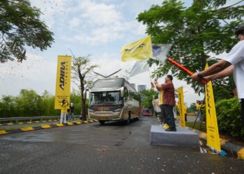 Adira Finance Jelang Lebaran Berbagi Kebaikan Berangkatkan 500 Peserta Mudik Gratis