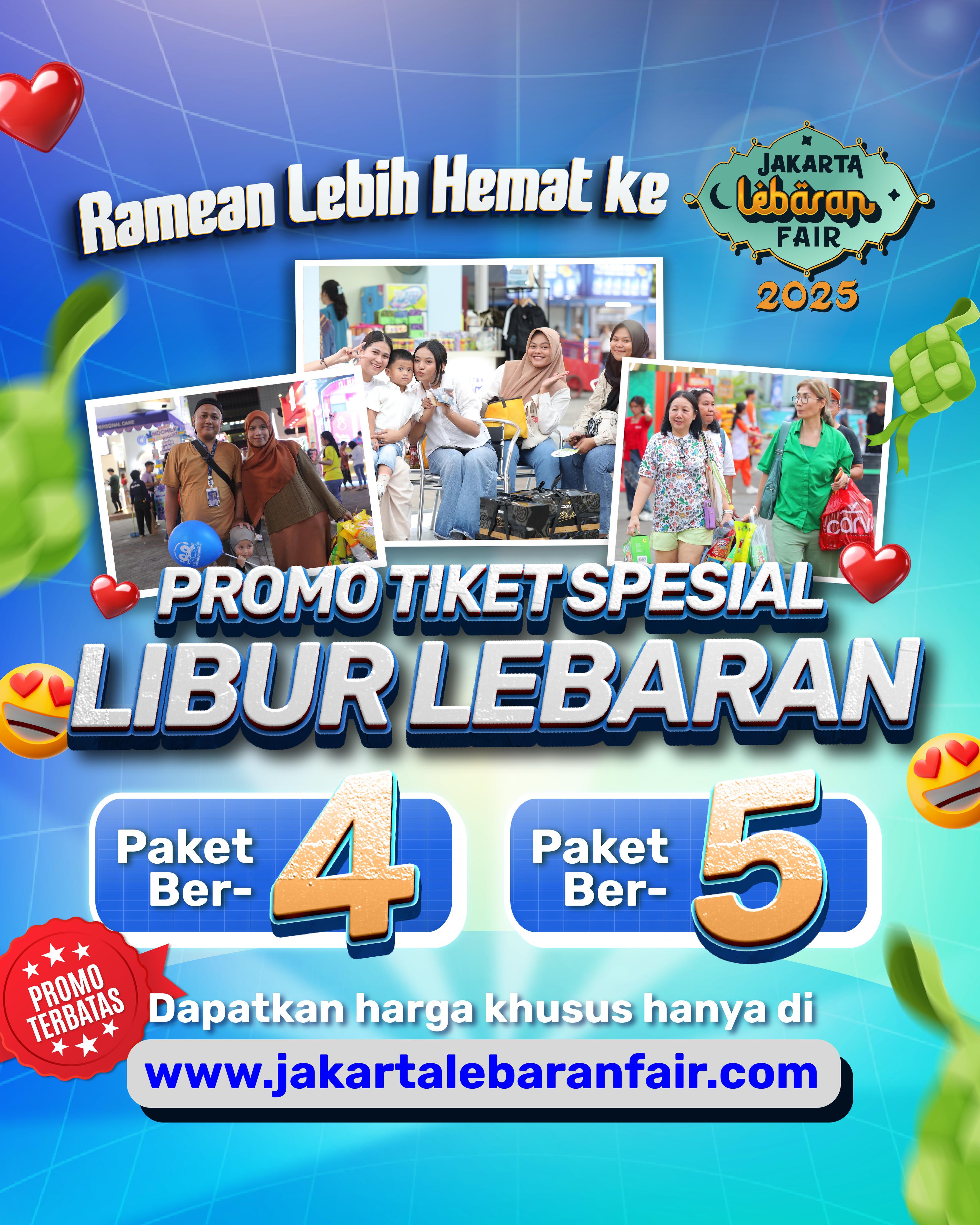 Asyik! Ada Promo Tiket Spesial Libur Lebaran di JLF 2025. Ini Caranya