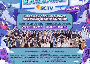 Karnaval SCTV Gelar Perdana di Soreang, Ada Anya Geraldine, Fitri Carlina, Budi Doremi hingga Band Radja