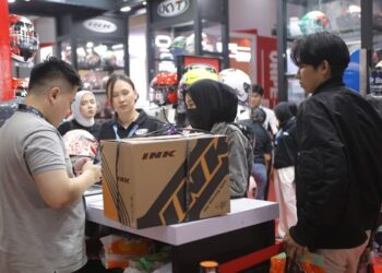 Obral Helm Berkualitas di Jakarta Lebaran Fair