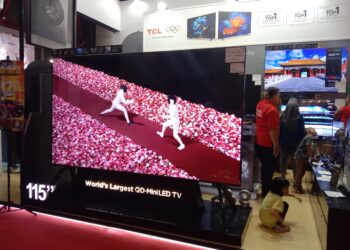 Wow, Ada TV Berukuran ‘Gede’ Seharga Rp250 Juta di Jakarta Lebaran Fair 2025