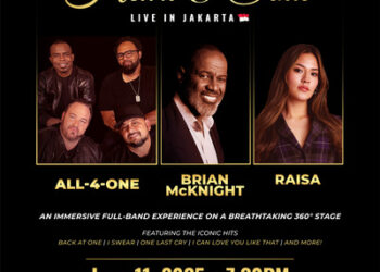 Heart & Soul Live in Jakarta 2025, Unjuk Karya Brian Mcknight, All 4 One dan Raisa di Satu Panggung