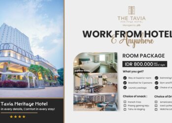 The Tavia Heritage Hotel Tawarkan Promo Work From Anywhere dan Diskon Kamar 25%