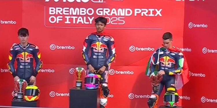 Vega Ega Pratama, Pembalap Indonesia Pertama Raih Back To Back Victory Red Bull Rookies Cup 2025