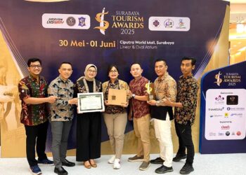 Grand Inna Tunjungan Raih Penghargaan Best Tourist Attraction dalam Surabaya Tourism Award 2025