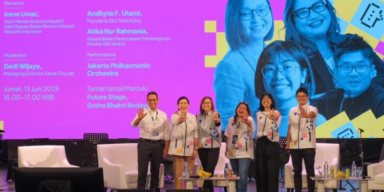 Jakarta Future Festival 2025, Wamenekraf: Jakarta Kanvas untuk Berkreasi