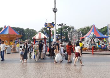 Serunya Bermain di Wahana Permainan Jakarta Fair 2025