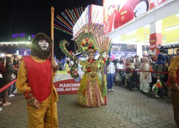 Meriahnya Warna warni Karnaval,  Genapi Kebahagiaan Pengunjung Jakarta Fair 2025