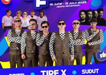 Tipe-X Hari Ini Mengajak Pengunjung Jakarta Fair  2025 Asyiknya Berjoget Ska