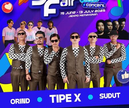 Tipe-X Hari Ini Mengajak Pengunjung Jakarta Fair  2025 Asyiknya Berjoget Ska