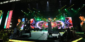 Tipe-X Tunjukkan Konser Penuh Keakraban di Jakarta Fair
