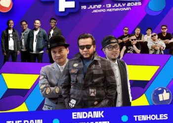 Jadwal  Jakarta Fair Music Concert Hari Ini, Ada Endank Soekamti hingga The Rain