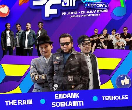 Jadwal Jakarta Fair Music Concert Hari Ini, Ada Endank Soekamti hingga The Rain