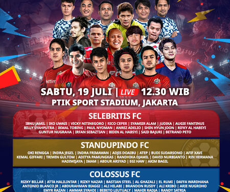 SCTV Sajikan Celebrity Trofeo Cup 2025, Tampilkan Adu Strategi Selebriti vs Komika