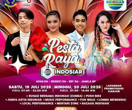 Pesta Raya Indosiar Hadirkan Jebolan D’ Academy, Siap Semarakkan HUT Kabupaten Cianjur ke-348
