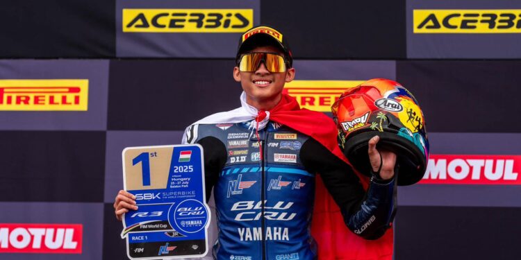 Arai Agaska Jawara di R3 bLU cRU World Cup Hungaria 2025, Bamsoet: Terbuka Peluang Berlaga di World Superbike Championship