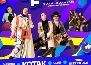 Jakarta Fair Malam Ini, Ada Aksi Panggung Band Kotak hingga Final Miss JFK 2025  