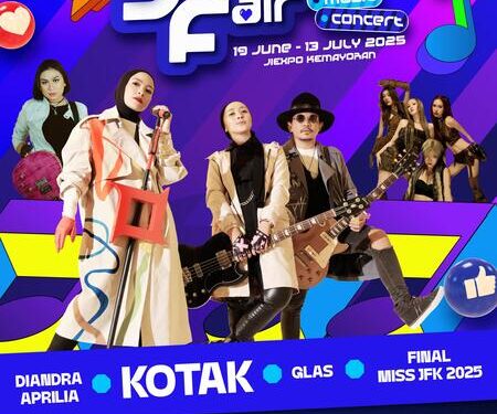 Jakarta Fair Malam Ini, Ada Aksi Panggung Band Kotak hingga Final Miss JFK 2025  