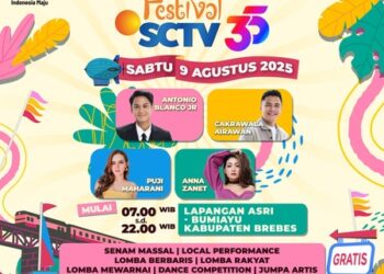 Ayo, Meriahkan Festival SCTV 35, Perdana Sambangi Brebes, Ada Antonio Blanco Jr, hingga Cakrawala Airawan