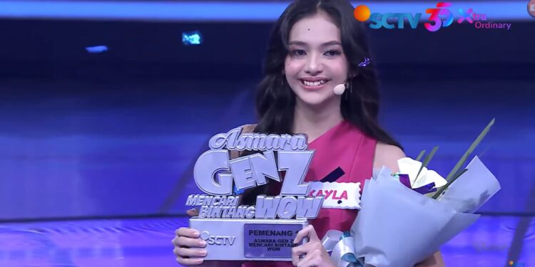Kayla Raih Juara Pertama Asmara Gen Mencari Bintang Bersama Wow Spageti