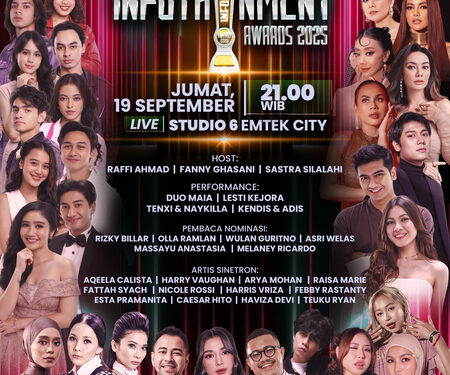 Infotainment Awards 2025, SCTV Sajikan Persaingan Antar Selebriti di 11 Kategori Bergengsi