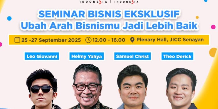 GSI 2025 Gelar Konferensi Inspiratif Bareng Helmy Yahya, Theo Derick, Samuel Christ, dan Leo Giovanni