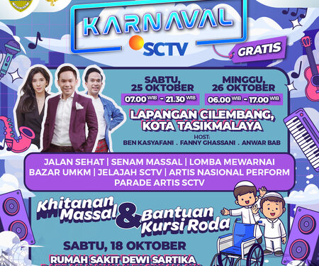 Karnaval SCTV di Tasikmalaya Bakal Hadirkan Beragam Kemeriahan, Ini Jadwalnya