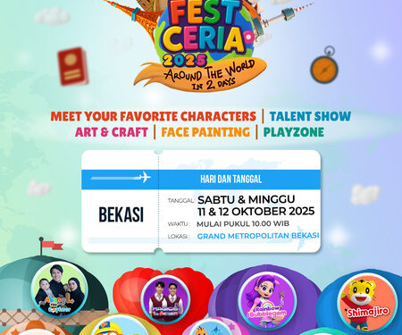 MentariTV Fest Ceria 2025 Persembahan MentariTV, Ajak Keliling Dunia Bareng Tokoh Animasi Populer