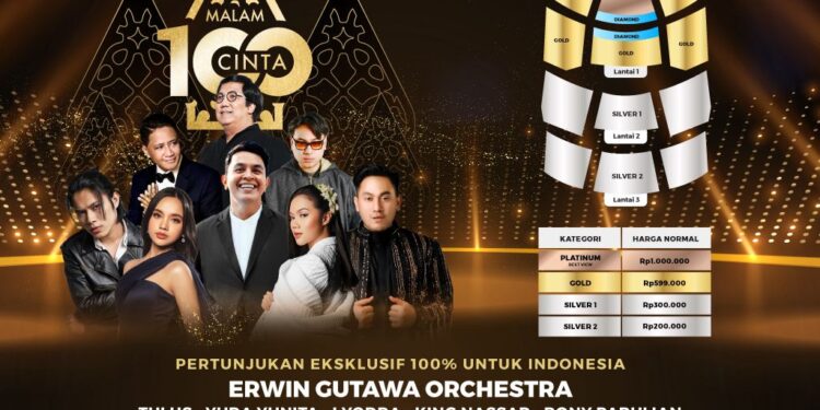 Jangan Lupa, Konser “Smartfren Malam 100 Cinta” Digelar Sabtu Ini di JIExpo Theater