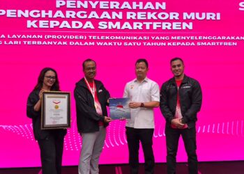 Pertama, Smartfren Fun Run 2025 Catatkan Rekor Nasional, Ajang Lari Terbanyak dalam Setahun